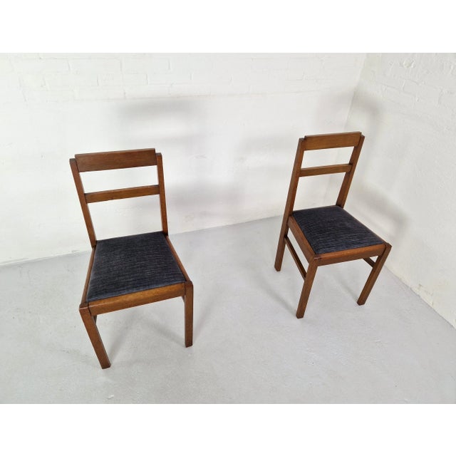 Art Deco Side Chairs, 1930s, Set of 2 For Sale - Image 4 of 12