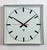 Metal Large Grey Square Wall Clock from Pragotron, 1970s For Sale - Image 7 of 17