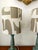 Vintage Wooden Lamps with Modern Lampshades, 1980s, Set of 2 For Sale - Image 10 of 11