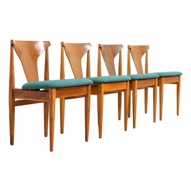 Set of Four Mid Century Dining Chairs by Elliots of Newbury For Sale