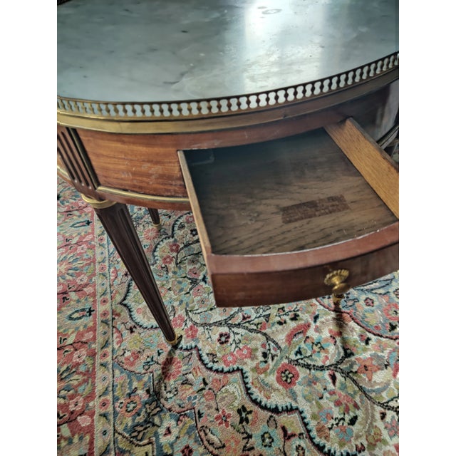 Late 19th Century Antique French Louis XVI Table Bouillotte For Sale - Image 11 of 12