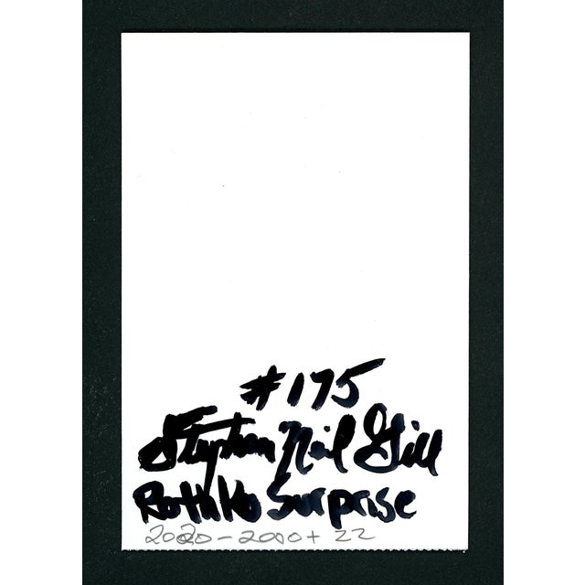 2020s Rothko Surprise #175 Miniature Movement and Copper Metalallic Ink For Sale - Image 5 of 5