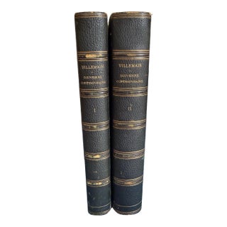 Souvenirs Contemporains d'Histoire Et De Littérature, by M. Villemain. 1854 1st Edition Very Rare For Sale
