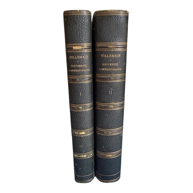 Souvenirs Contemporains d'Histoire Et De Littérature, by M. Villemain. 1854 1st Edition Very Rare For Sale