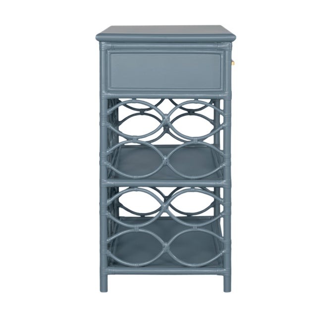 Infinity End Table - Regatta Blue For Sale In West Palm - Image 6 of 10