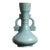 Chinese Ceramic Vase,Guan Ware Crackle Glaze Celadon Glaze Porcelain Double Ears Vase For Sale