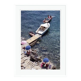 Pellicano Beach 1969 by Slim Aarons White Framed C Print For Sale