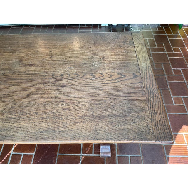 Early 20th Century Oak English Oak Refectory Dining Table For Sale - Image 10 of 13