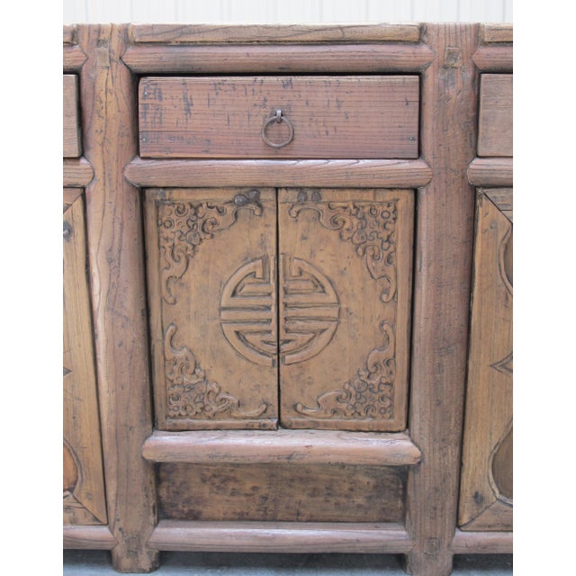 Rustic 17th Century Elm Sideboard For Sale - Image 9 of 11