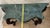 Vintage Victorian Rococo Revival Console Table Carved Mahogany, Green Marble Top For Sale - Image 11 of 13