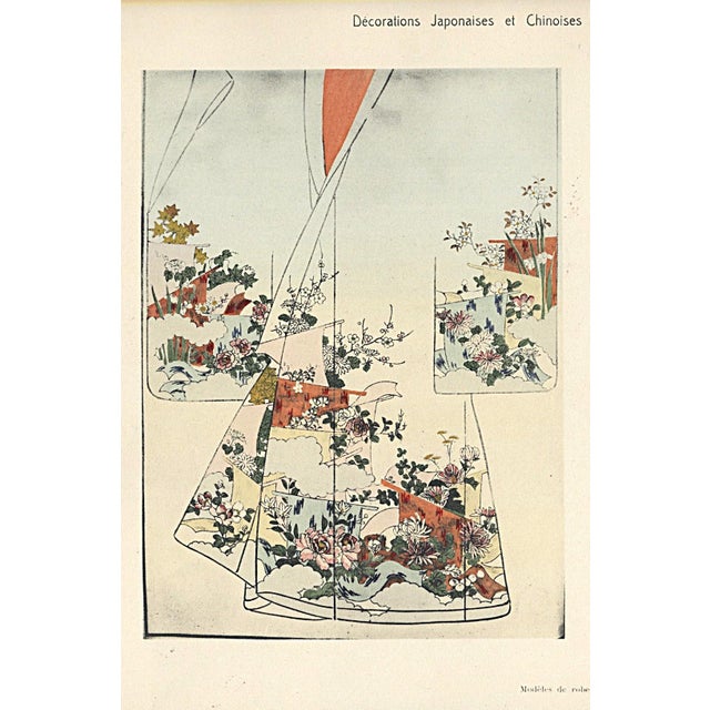 This 1920 decorative lithograph is from an unbound album entitled "Decorations Japonaises et Chinoises et de Gout Chinois,...