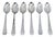 Silver Coffee Spoons, Set of 6 For Sale