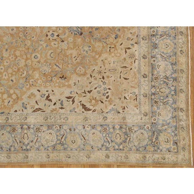 Antique Tabriz rugs are distinguished by their excellent weave and by their remarkable adherence to the classical...