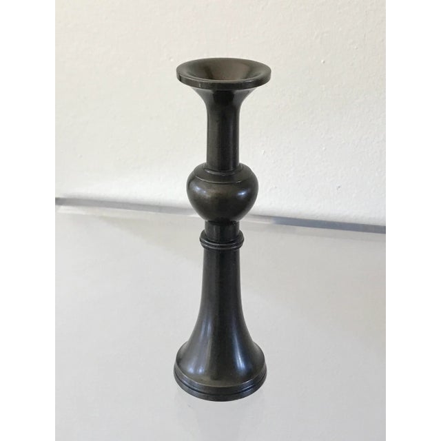 Bronze Early 20th Century Japanese Showa Period Bronze Vase For Sale - Image 8 of 12