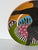 Black 1980s Lois Barton Hand-Painted Figurative Modernist Art Ceramic Decorative Plate For Sale - Image 8 of 12