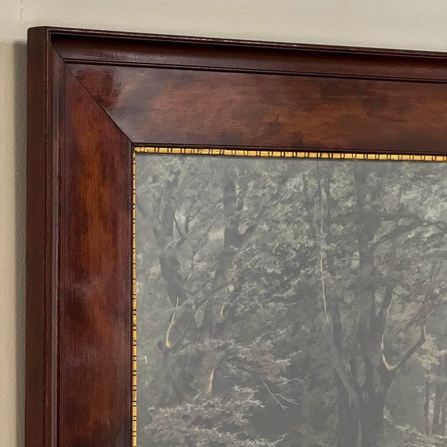 19th Century Framed Charcoal Landscape by Heinrich Böhmer (1852–1930) For Sale - Image 14 of 16