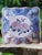 Ceramic Late 20th Century Chinoiserie Blue & White Square Scalloped Trinket Dish For Sale - Image 7 of 8