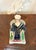 Ceramic Antique Staffordshire Ceramic Flatback Seated Queen Victoria Figure in Cobalt Blue, 1850 For Sale - Image 7 of 10