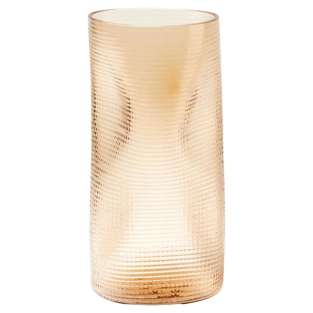 Coral Vases in Hand-Blown Venetian Glass from Cassina, Italy, Set of 2 For Sale - Image 3 of 15