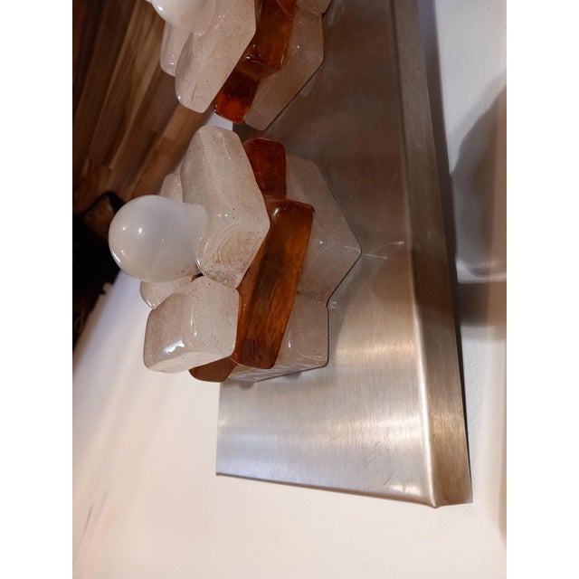 Metal Wall Lamp by Albano Poli for Poliarte, 1960s For Sale - Image 7 of 9