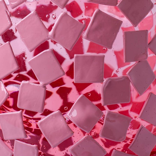 Rock Vase in Clear Light Fuchsia by Gaetano Pesce for Fish Design For Sale - Image 10 of 12