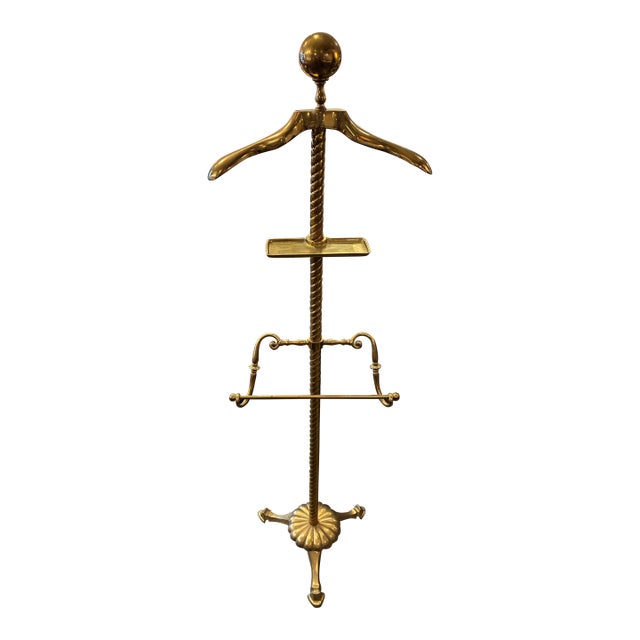 Solid Brass Valet From the 1970s For Sale