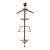 Solid Brass Valet From the 1970s For Sale