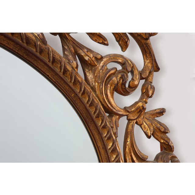 Large 20th Century Baroque Gilt Mirror by Deknudt, Belgium, 1960s For Sale - Image 10 of 12