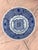 Asian Late 20th Century Large Blue & White Bowl With Asian Sign of Happiness For Sale - Image 3 of 6