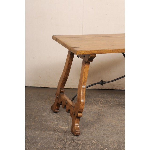 Italian Michael Taylor Italian-Style Console/Desk For Sale - Image 3 of 11