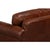 Brown English Rolled Arm Leather Sofa in Chestnut Brown For Sale - Image 8 of 9
