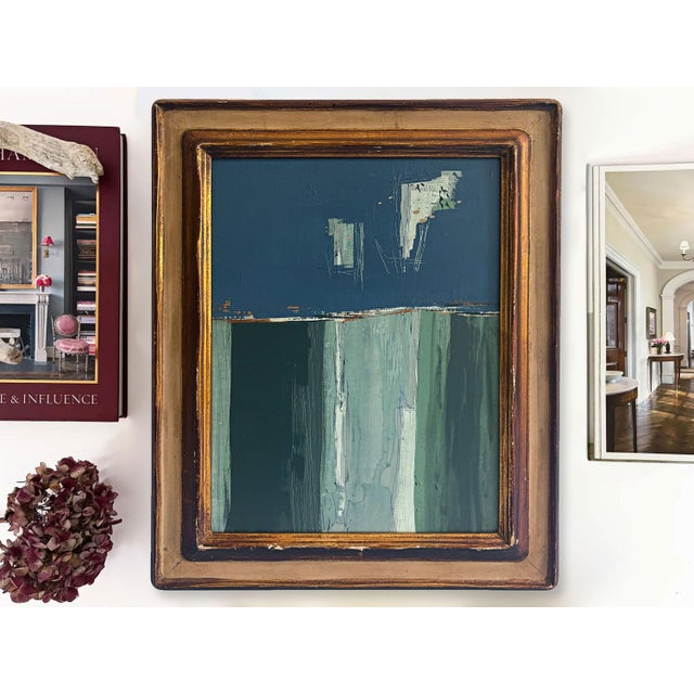 Step into a world where evergreen meets calm. “River Moss” is a striking original abstract painting designed to evoke...