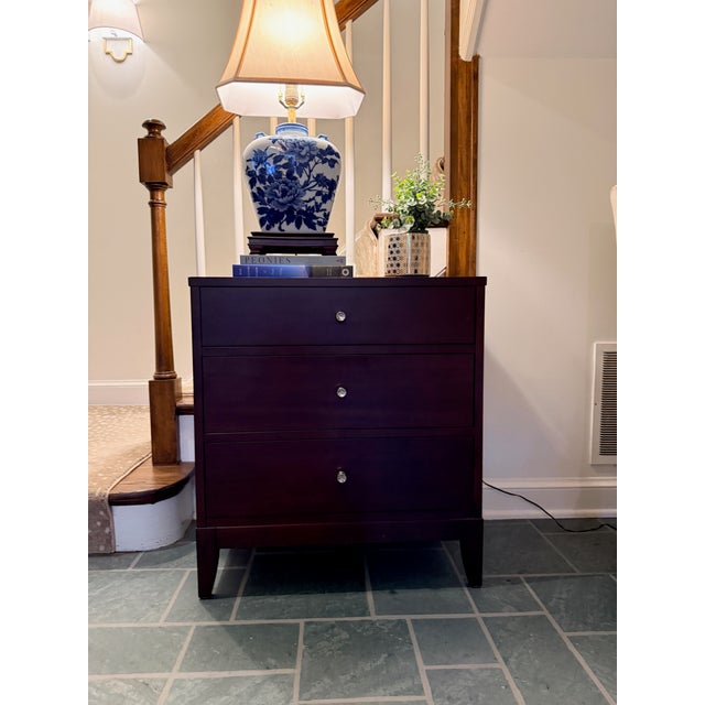 Traditional Henkel Harris Three Drawer Small Chest For Sale - Image 3 of 6