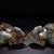 Asian Pair of Vintage Cloisonné Enamel Guardian Lions – Gilt Bronze Foo Dogs, Turquoise Ground For Sale - Image 3 of 7