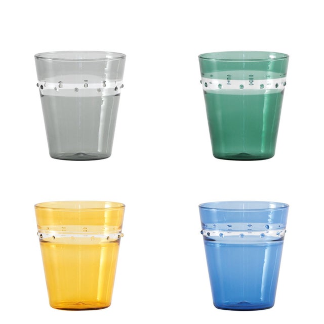 The "A Pallini" tumbler by Zafferano embodies elegance and craftsmanship. This refined tumbler, made of mouth-blown...