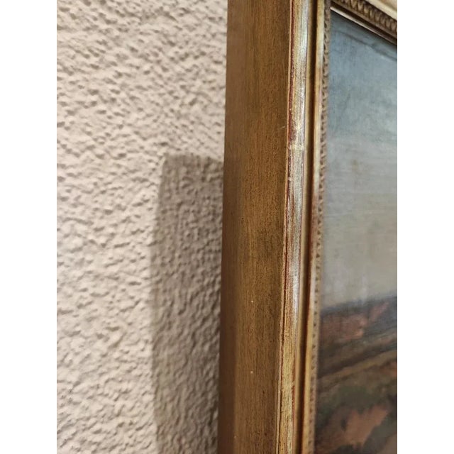 Gustave Saltzmann, Campagne Romaine, Oil on Canvas, Framed For Sale - Image 8 of 10