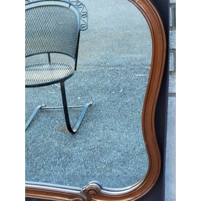 21st Century Walnut Wall / Hallway / Fireplace Mirror . For Sale - Image 13 of 15