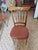 Four Oak Chairs with Imitation Leather Seats, 1952, Set of 4 For Sale - Image 3 of 5