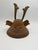 Vintage Japanese Kabuto Samurai Helmet Miniature Armor Display – Brass Maedate & Menpo Detail For Sale In Chicago - Image 6 of 12