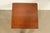 Brown Hollywood Regency Cherry Wood and Cream Lacquered Pedestal Tea Table or Occasional Side Table by Mersman, Circa 1960s For Sale - Image 8 of 10