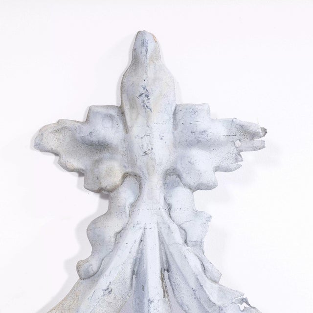 French Decorative Zinc Roof Edging Panels, 1920s, Set of 5 For Sale - Image 10 of 10
