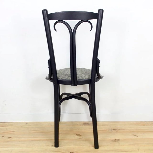 Antique Art Nouveau Wooden Dining Chair For Sale - Image 5 of 11