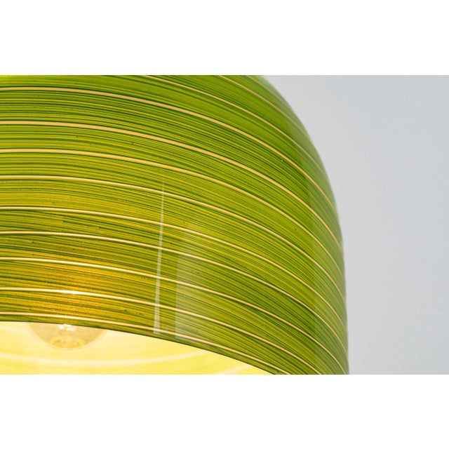 Glass Green Glass Pendant Light by Peill Putzler, Germany, 1970 For Sale - Image 7 of 11