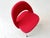 Vintage Executive Chair with Red Fabric Upholstery by Eero Saarinen for Knoll International, 1960s For Sale - Image 9 of 16