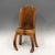 Organic Wabi Sabi Sculptural Walnut Side Chair from Pierre Decorse For Sale - Image 13 of 13