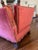 1920s Spanish Revival Tuxedo Couch in Red Velvet For Sale - Image 12 of 12
