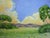 Lompoc Valley Eucalyptus Art Lynne French landscape oil painting. The signed original painting measures 11x14 on prepared,...