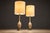 Brass 1930s Art Nouveau Table Lamps in Metal, Brass and Marble - a Pair For Sale - Image 8 of 16