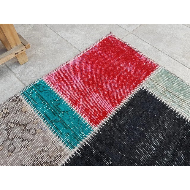 Vintage Anatolian Oushak Runner For Sale - Image 4 of 10