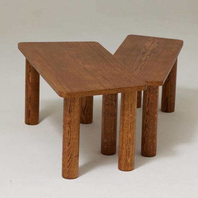 Mid-Century Modern Wood Coffee Tables, 1950, Set of 2 For Sale - Image 13 of 18